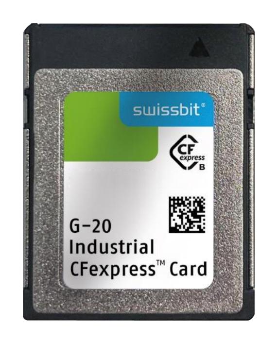 Swissbit SFCE030GW1EB1TO-I-5E-111-STD Flash Memory Card Type B 3D TLC Cfexpress 30 GB G-20 Series