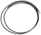 Multicomp PRO MP008639 RF / Coaxial Cable Assembly SMB Plug to RG174/U 50 ohm 3.3 ft 1 m Black