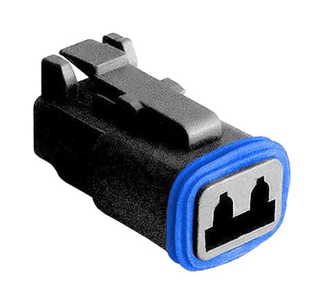 Bulgin Limited PX0100S02BK Automotive Connector PX0 Series Straight Plug 2 Contacts Crimp Socket - Not Supplied New