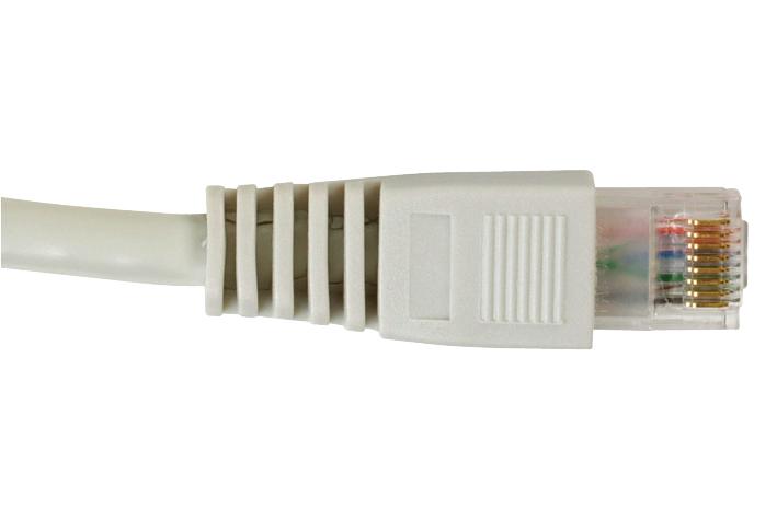 Videk 2996-5X Ethernet Cable Patch Lead Cat6 RJ45 Plug to Beige 5 m