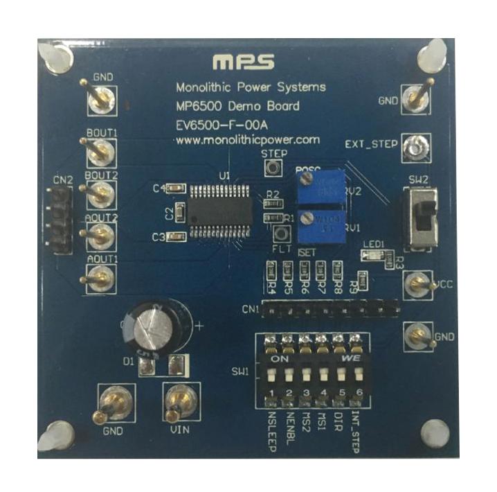 Monolithic Power Systems (MPS) EV6500-F-00A EV6500-F-00A Evaluation Board MP6500GF Management Motor Driver Stepper - Bipolar