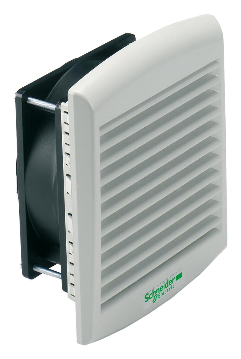 Schneider Electric NSYCVF85M24DPF Enclosure Cooling Filter Fan With Outlet Grille IP54 Climasys ASA Polycarbonate 170 mm