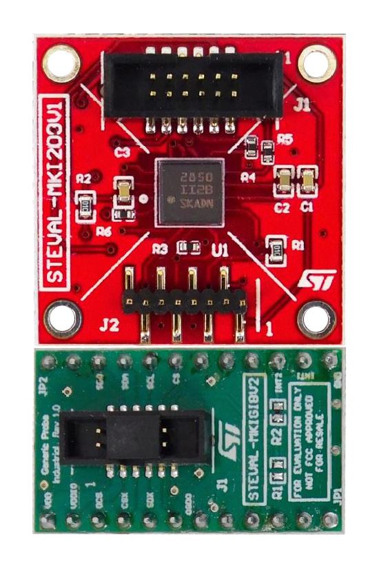 Stmicroelectronics STEVAL-MKI209V1K Evaluation Board IIS2ICLX Dual-Axis Inclinometer / Accelerometer