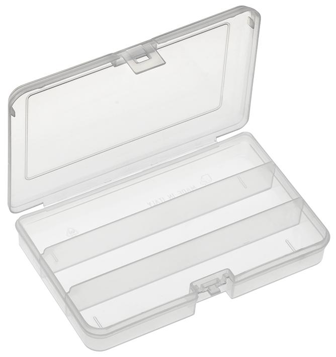 Multicomp PRO 101DTN Storage BOX 3 Compartment Transparent