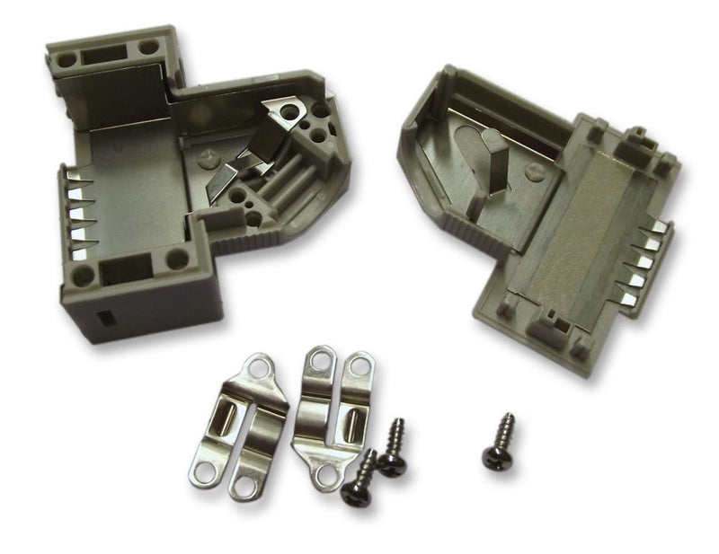 TE CONNECTIVITY 1393738-2 D Sub Backshell, Cable Clamp, DA, 37.5&deg;, Thermoplastic Body