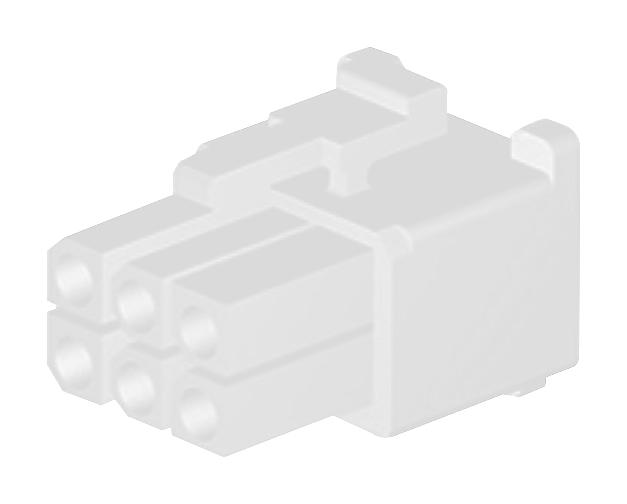 Molex 15-31-1062 Connector Housing 5025 Series Receptacle 6 Ways 4.8 mm 5005 Contacts