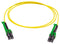 Huber &amp; Suhner PCRS_LCAX_LCAX_A221T_10.0_SS Fibre Optic Cable 10 m Singlemode APC 2 Fibres LC Duplex