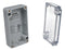 BUD Industries PN-1321-AC PN-1321-AC Enclosure Wall Mount PC GREY/CLEAR