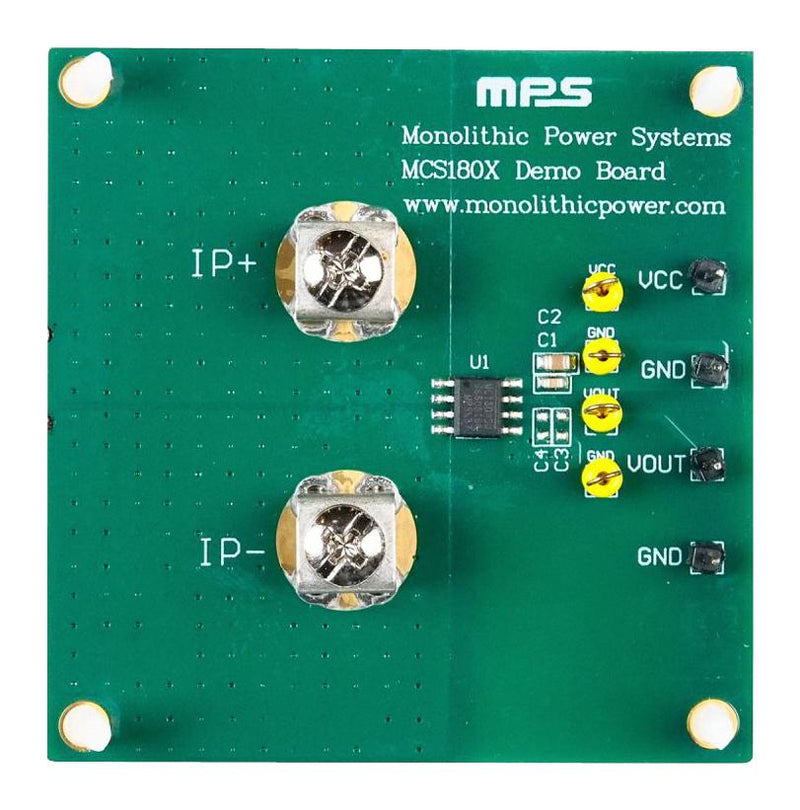 Monolithic Power Systems (MPS) EVCS1803-S-20-00A EVCS1803-S-20-00A Evaluation Board MCS1803GS-20 Linear Hall-Effect Current Sensor