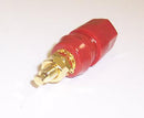 PRO Signal PSG01715 PSG01715 Banana Test Connector Jack Panel Mount Gold Plated Contacts Red