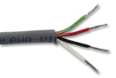 ALPHA WIRE 1896/4C SL005 4-Core Unshielded Multi-Conductor Industrial PVC Cable 20 AWG, 300V, 30.5m (100ft)