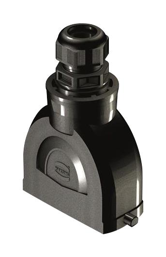 Harting 19431160446 Heavy Duty Connector IP66 With Gland Nylon (Polyamide) Fibreglass Reinforced 1 Lever 16B