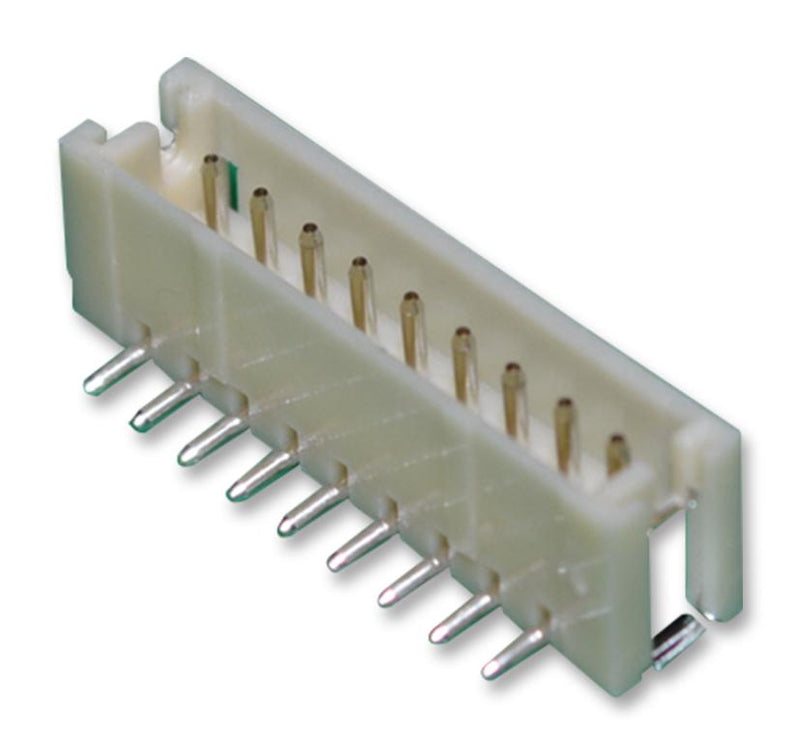 JST (JAPAN Solderless TERMINALS) B9B-ZR-SM4-TF(LF)(SN) Pin Header Top Entry Wire-to-Board 1.5 mm 1 Rows 9 Contacts Surface Mount ZH