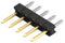 TE Connectivity 2355182-6 Pin Header Board-to-Board 2 mm 1 Rows 6 Contacts Through Hole Ampmodu Series