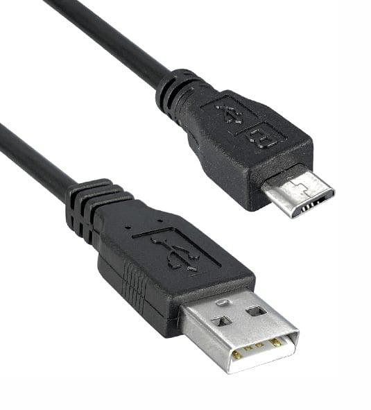 Qualtek Electronics 3025035-16 3025035-16 USB Cable 2.0 Type A-MICRO B Plug 16FT