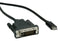 Roline 11.04.5830 11.04.5830 Inter Series Adapter Cable Assembly Type C USB 3.1 Plug to DVI-D (Dual Link) 3.28 ft 1 m