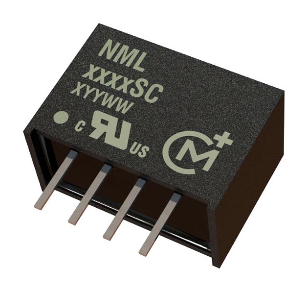 Murata Power Solutions NML0515SC NML0515SC Isolated Through Hole DC/DC Converter 1kV Isolation ITE 1:1 2 W 1 Output 15 V 133 mA