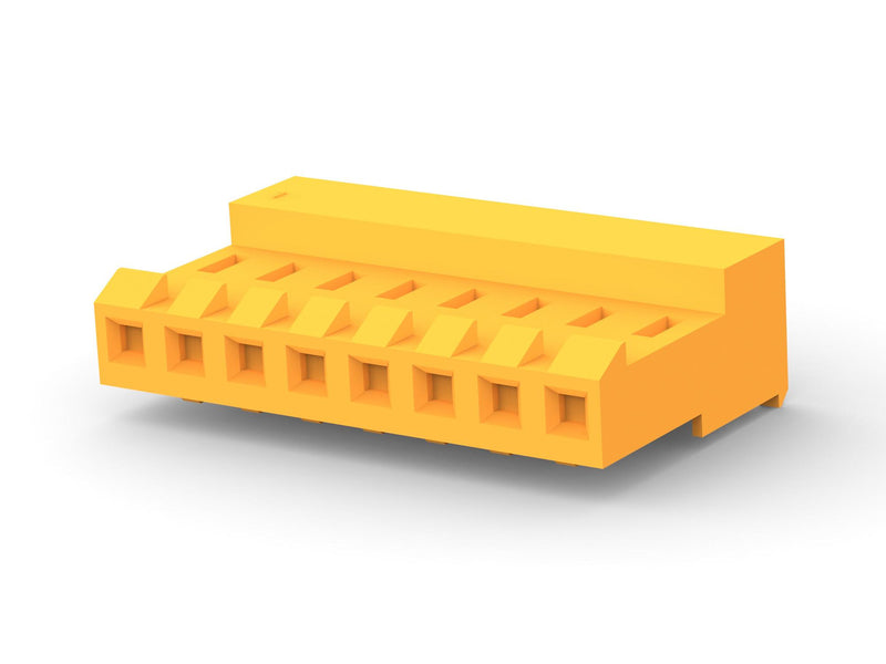 AMP - TE Connectivity 3-640426-8 IDC Connector Receptacle Female 3.96 mm 1 Row 8 Contacts Cable Mount