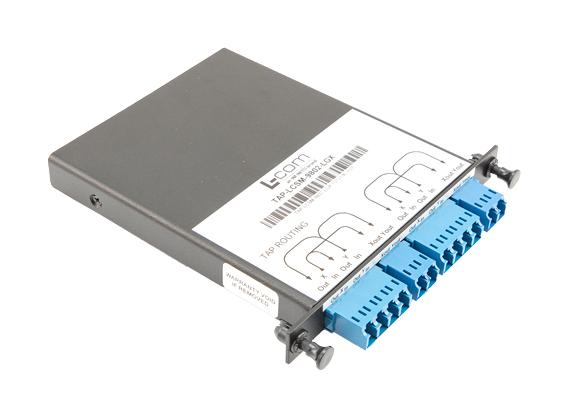 L-COM TAP-LCSM-9802-LGX Fibre Optic Adapter LC-LC Panel