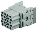 TE Connectivity T2111202201-007 Heavy Duty Connector Insert HMN Series 20 Contacts Receptacle