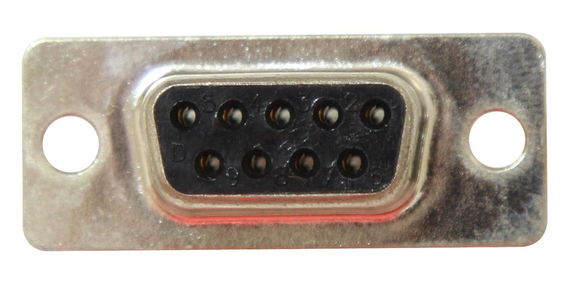 Amphenol Communications Solutions L77SDE09SOL2 D Sub Connector Standard Receptacle SD Series 9 Contacts DE Solder