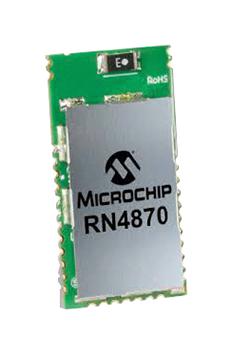 Microchip RN4870-I/RM130 Bluetooth 4.2 1.9V to 3.6V Supply RN4870 Series Range 10Kbps -90dBm Sensitivity