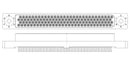 Amphenol Aerospace HDB-M4-120M222X HDB-M4-120M222X Rect Power Conn Rcpt 120POS 4ROW