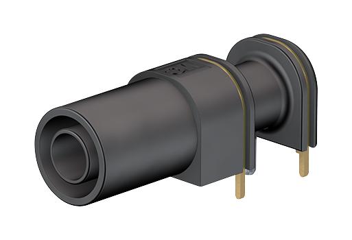 Staubli 66.9040-21 66.9040-21 Banana Test Connector 4mm Socket Through Hole Mount 24 A 1 kV Gold Plated Contacts Black