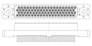 Amphenol Aerospace HDB-M4-080M232X HDB-M4-080M232X Rect Power Conn Rcpt 80POS 4ROW