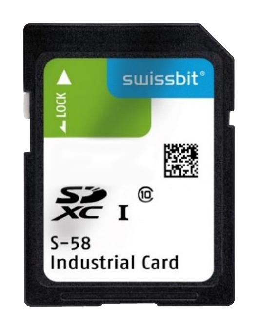 Swissbit SFSD128GL1AM1MT-I-PL-21P-STD Flash Memory Card 3D Pslc Sdhc / Sdxc UHS-1 Class 10 128 GB S-58 Series