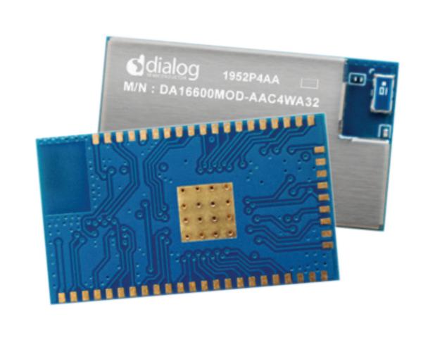 Renesas DA16600MOD-AAC4WA32 Wlan Module Wi-Fi+Bluetooth RF 2.4GHz I2C SPI Uart -40 &deg;C to 85