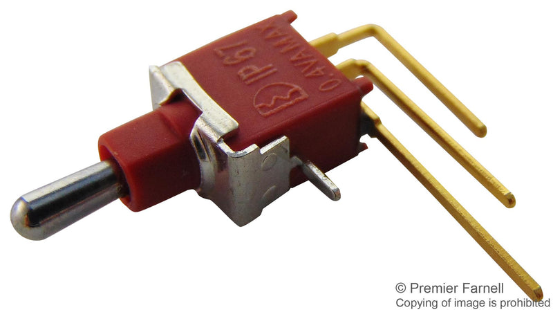 Multicomp 2AS4T2A1M7RE Toggle Switch Spdt Non Illuminated (On)-Off-(On) 2AS4 Series Through Hole 100 mA