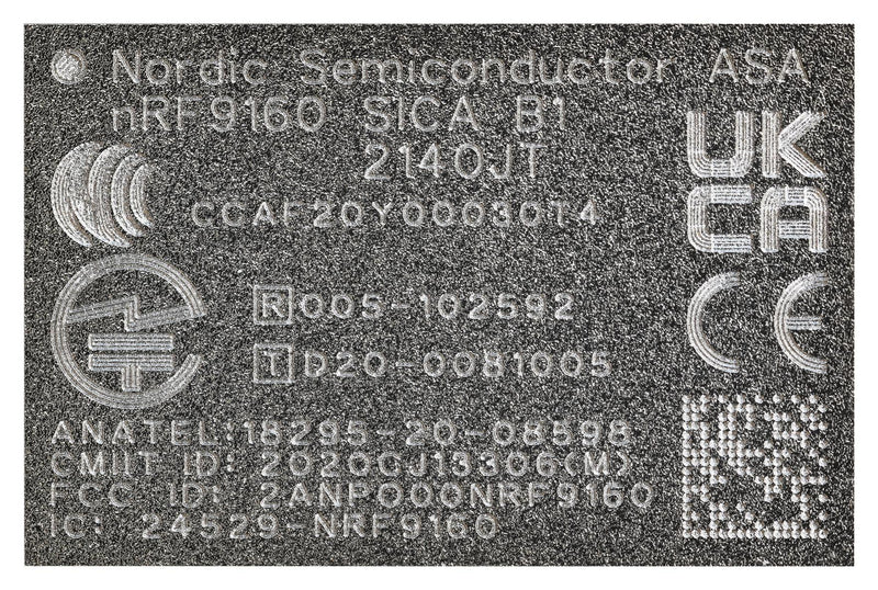 Nordic Semiconductor NRF9160-SIAA-B1A-R7 Industrial Modem LTE-M I2C I2S SPI Uart 2.2 GHz 5.5 V Supply New