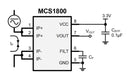 Monolithic Power Systems (MPS) MCS1800GS-12-P Current Sensor 100 kHz Soic 8 Pins 3 V 3.6