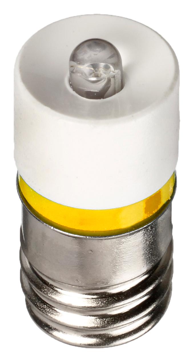 Apem E10SY130A E10SY130A LED Replacement Lamp E10 / MES Yellow 225 mcd