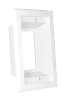 Midlite Products 1GPP-1W 1 Gang Recessed BOX/ Wallplate W/ Screw