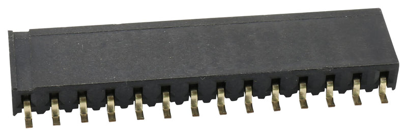 Multicomp 2212BR-14G-SM-TR Board-To-Board Connector Right Angle 2.54 mm 14 Contacts Receptacle Surface Mount 1 Rows