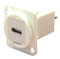 Cliff Electronic Components CP30211W CP30211W USB Adapter CSK Hole Type C Receptacle Plug Feedthrough