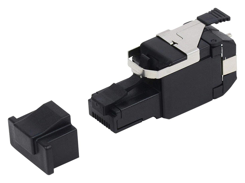 Belden RVAFPUBK-S1 Modular Connector 1 x Port Cat6a Panel Mount