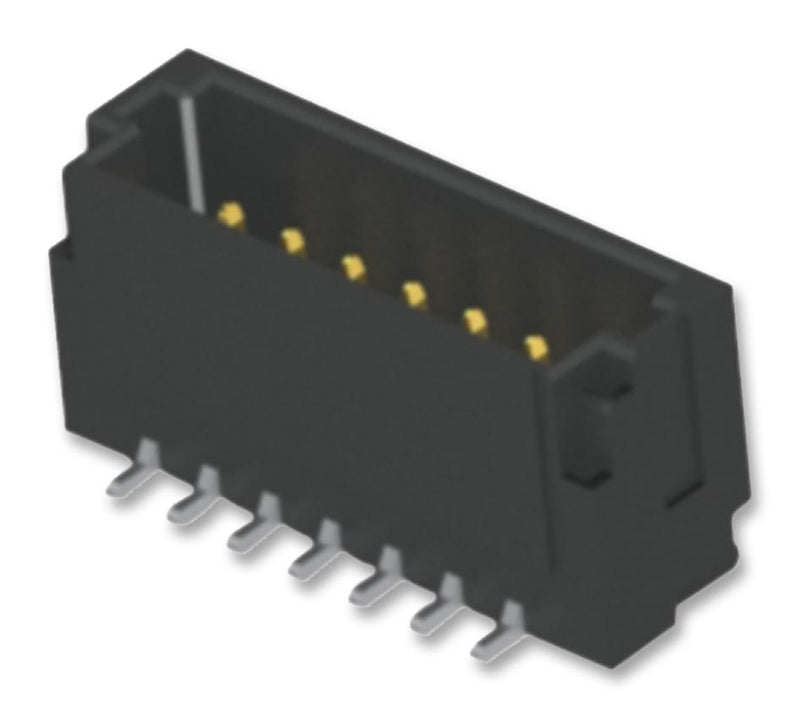 Samtec T1M-10-GF-DH Pin Header Wire-to-Board 1 mm 2 Rows 20 Contacts Surface Mount Right Angle T1M Series New