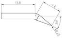 Weller RTP 001 C X MS Soldering TIP CONICAL/BENT 0.1MM