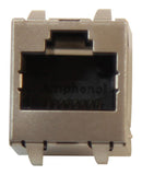 Amphenol Communications Solutions RJE45-188-1401 Modular Connector RJ45 Jack 1 x (Port) 8P8C Cat6 Through Hole Mount