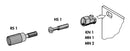 FISCHER ELEKTRONIK KN1 Enclosure Accessory, Metal Screw Socket, Insert Modules & Front Panels