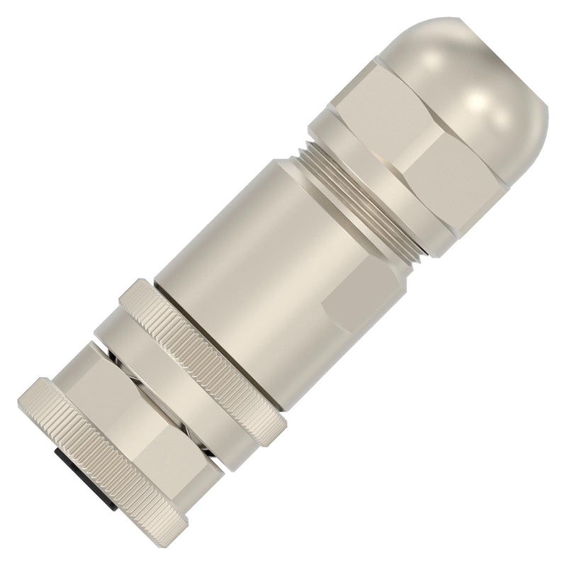 AMP - TE Connectivity 2358990-2 Sensor Connector PG9 M12 Female 4 Positions Crimp Socket Contacts Not Supplied