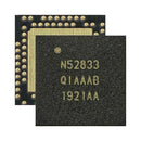 Nordic Semiconductor NRF52833-QIAA-R RF Transceiver 2.4 GHz 2 Mbps AQFN-73 -40 &deg;C to 105