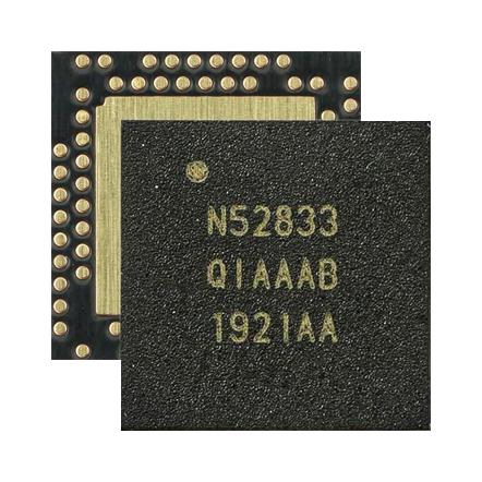 Nordic Semiconductor NRF52833-QDAA-R RF Transceiver 2.4 GHz 2 Mbps QFN-40 -40 &deg;C to 105