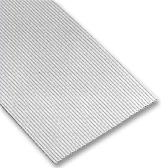 3M 3625-10 30MTR Ribbon Cable, Round Conductor Flat, Grey, 10 Core, 28 AWG, 98 ft, 30 m