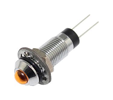 Mallory FL1M-8SJ-3-Y110V LED YEL 8MM NUT 110VAC/DC STK &pound; 99AC2452