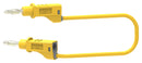 Tenma 72-13892 Test Lead 4mm Stackable Banana Plug 70 VDC 20 A Yellow 1 m