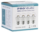 PRO Elec PEL00152 LED Replacement Lamp Clear Globe B22 Cool White 4000 K Not Dimmable 200&deg;